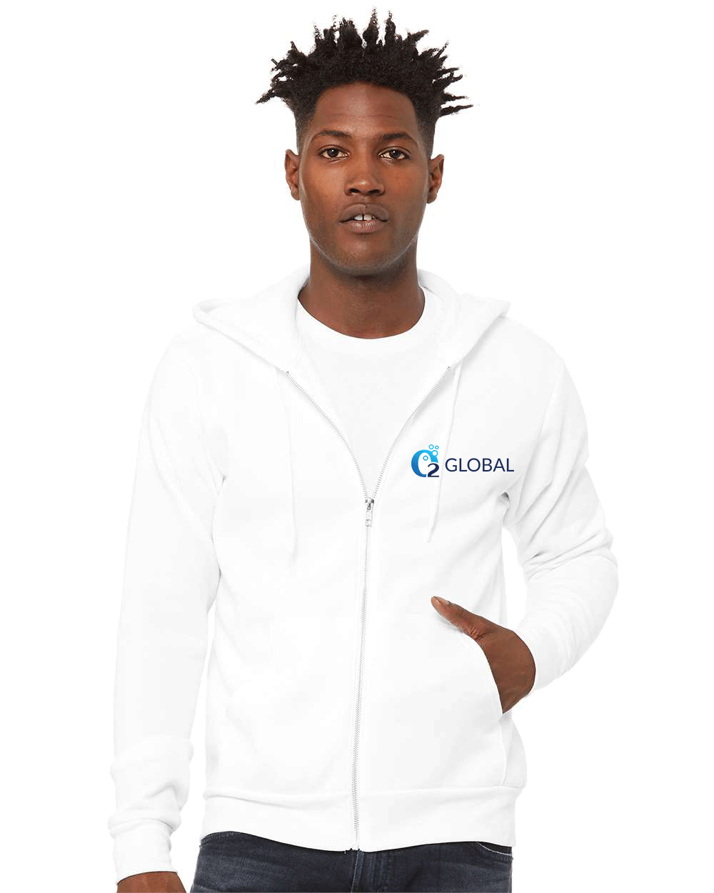 O2 - BELLA + CANVAS - Sponge Fleece Full-Zip Hoodie - 3739